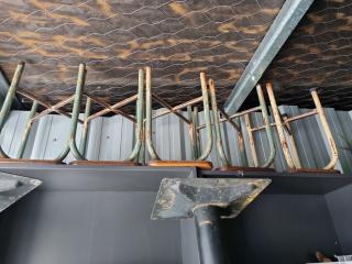5 x Antique Stools